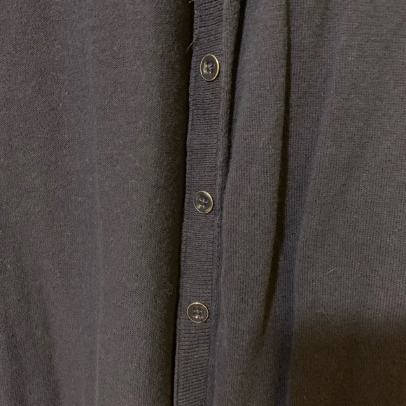 Gap buttoned navy cotton cardigan - Picture 3 of 3